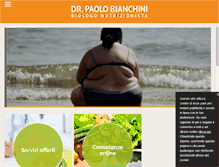 Tablet Screenshot of bianchinidottpaolo.com